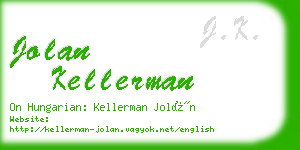 jolan kellerman business card